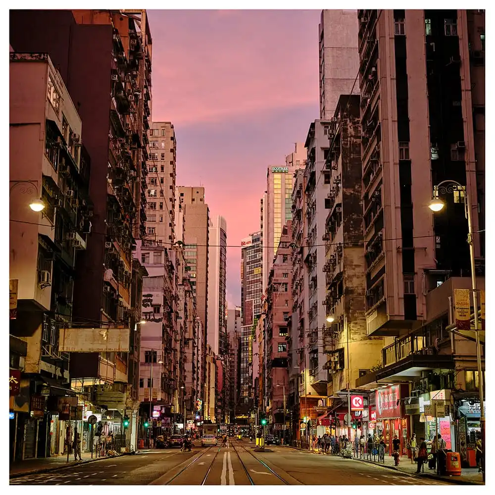 Sheung Wan district, Hong Kong - Street photography capturing urban vibe and local architecture